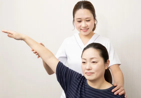 セルフケア指導の模様